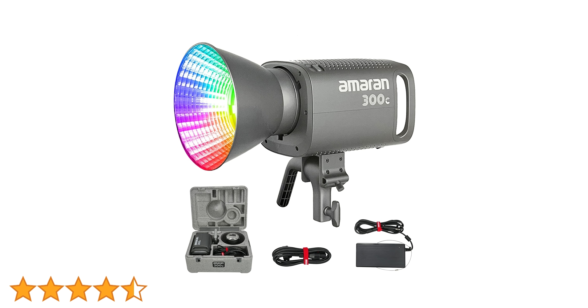 amaran 300c RGB ledライト Aputure Amaran 300c RGB COB Video Light Bowen Mount 2,500K